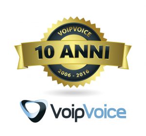 Logo 10 Anni VoipVoice