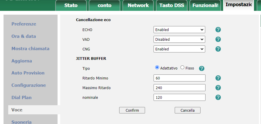 Jitter buffer voip